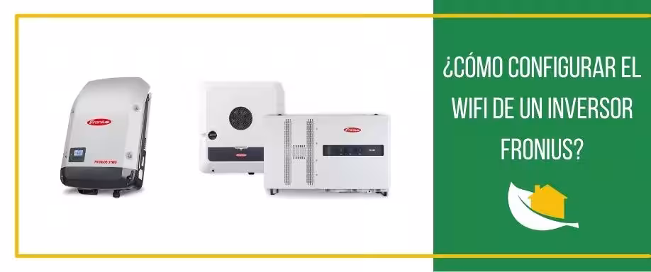 ¿Cómo configurar el wifi de un inversor Fronius?