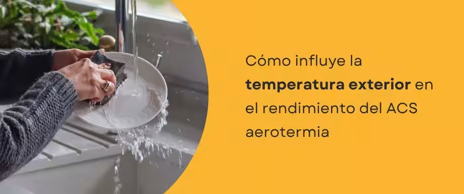 Cómo influye la temperatura exterior en el rendimiento del ACS aerotermia