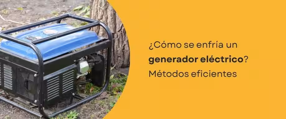 ¿Cómo se enfría un generador eléctrico?