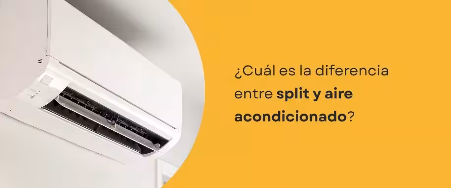 ¿Cuál es la diferencia entre split y aire acondicionado?