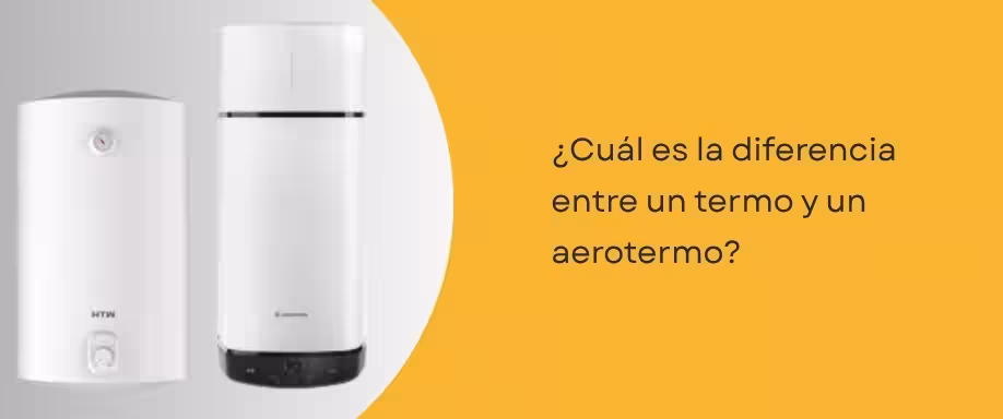 ¿Cuál es la diferencia entre un termo y un aerotermo?