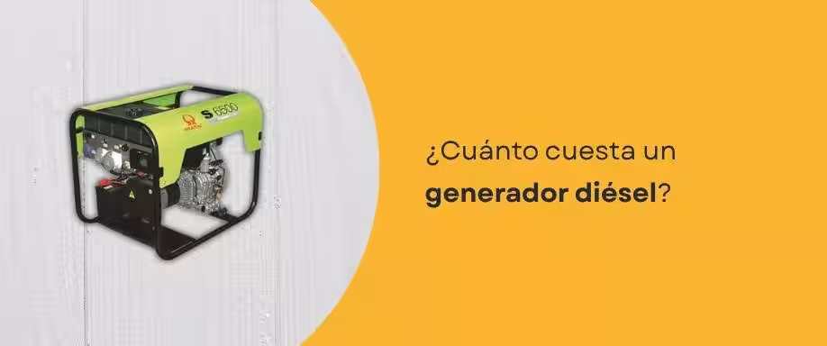 ¿Cuánto cuesta un generador diésel​?