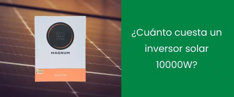 ¿Cuánto cuesta un inversor solar 10000W?