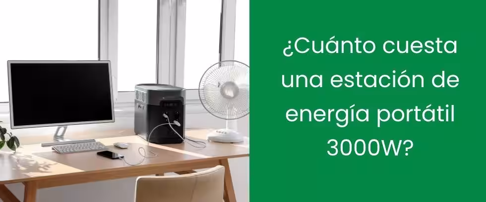 ¿Cuánto cuesta una estación de energía portátil 3000W?