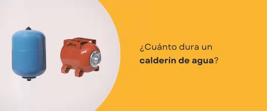 ¿Cuánto dura un calderín de agua?