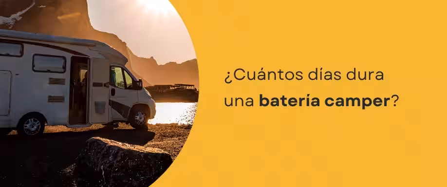 ¿Cuántos días dura una batería camper?