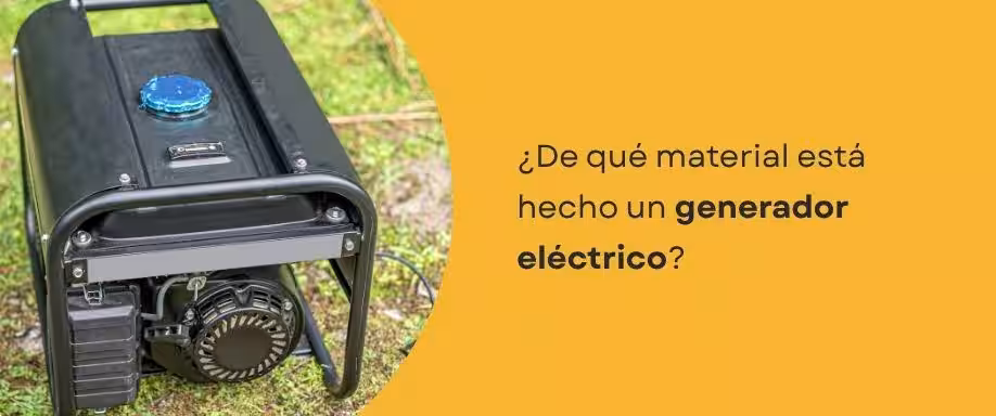 ¿De qué material está hecho un generador eléctrico?