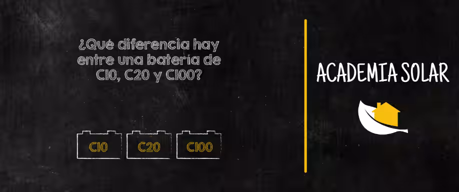 ¿Qué diferencia hay entre una batería de C10, C20 y C100?
