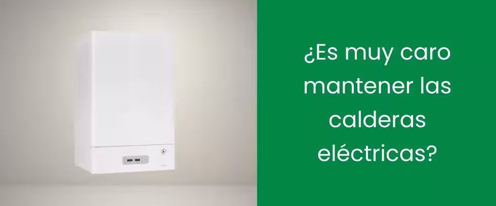 ¿Es muy caro mantener las calderas eléctricas?