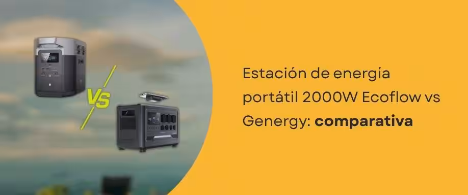 Estación de energía portátil 2000W Ecoflow vs Genergy: comparativa
