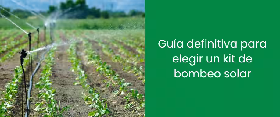 Guía definitiva para elegir un kit de bombeo solar