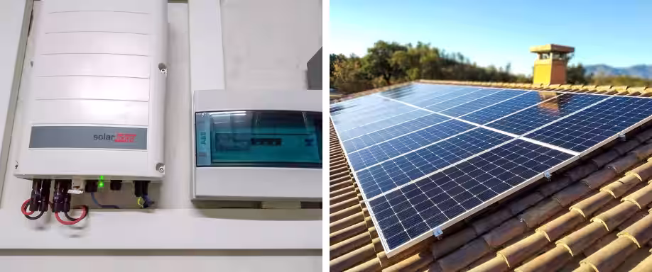 Instalación solar fotovoltaica trifásica Girona
