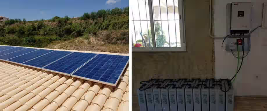 Instalación Kit Solar Permanente 13.000Wh/día interior Comunidad Valenciana