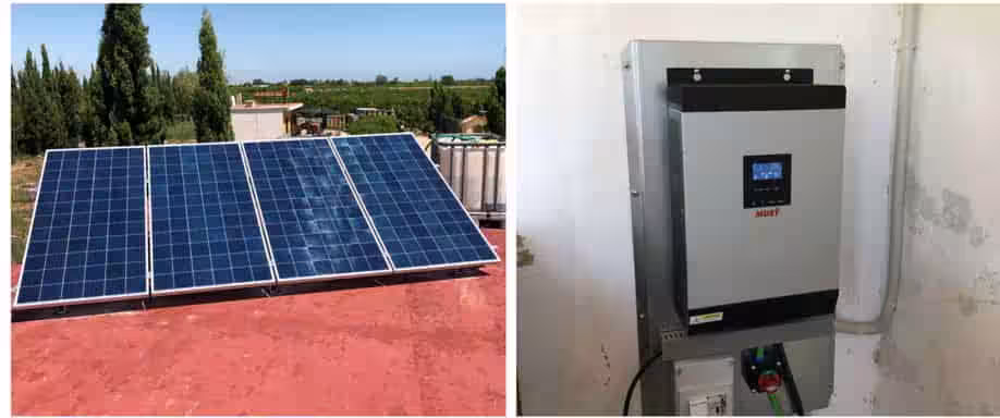 Instalación Kit Solar con baterías UCG-230-12 Ultracell