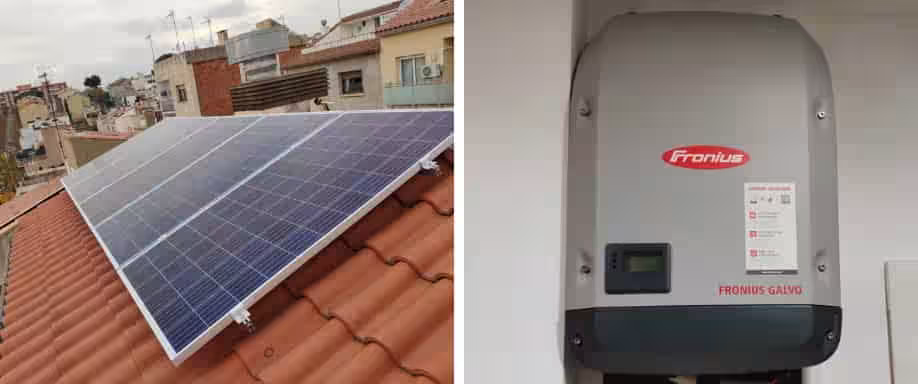 Instalación Fotovoltaica muy cerca de Barcelona
