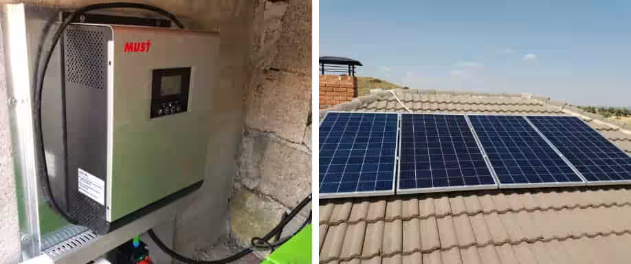Instalación fotovoltaica cerca de Toledo