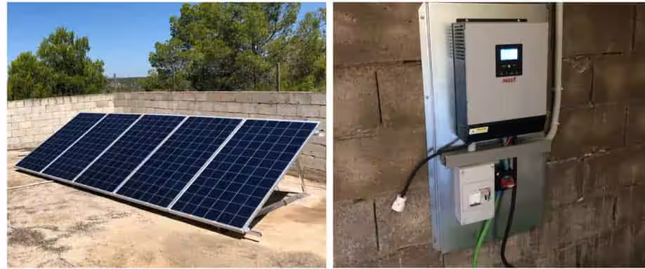 Instalación Kit Solar Fotovoltaico 8000Wh/día Valencia