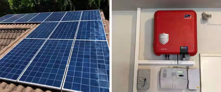 Instalación Fotovoltaica con Inversor C/Red Sunny Boy en Barcelona