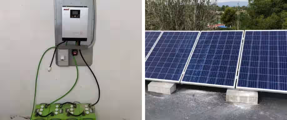 Instalación Fotovoltaica Aislada de la Red Eléctrica en la Comunidad Valenciana