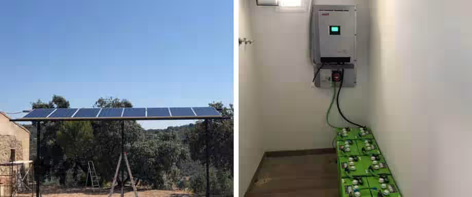 Instalación Fotovoltaica 12.150Wh/día en Córdoba