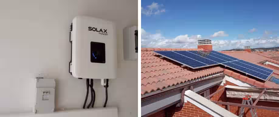 Instalación solar conexión a red Madrid