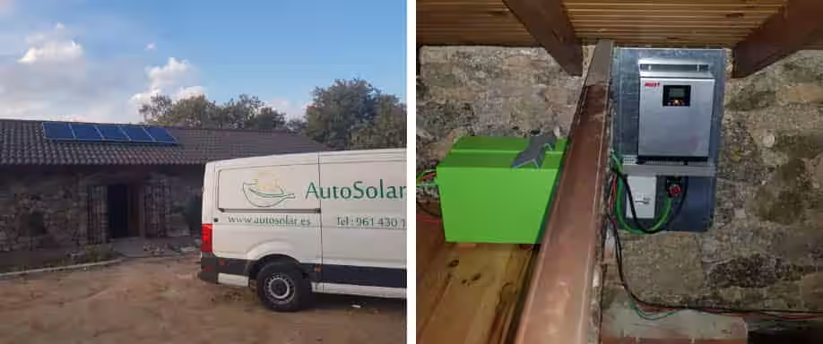 Instalación Solar Fotovoltaica en las proximidades de Madrid