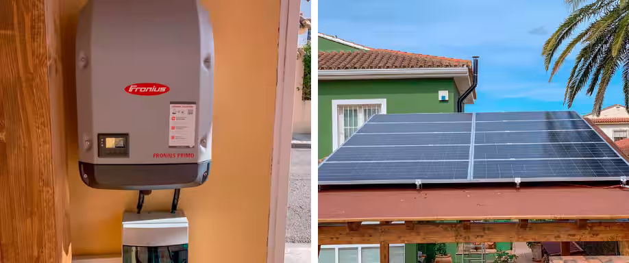 Instalación solar con paneles solares JA Solar en Valencia