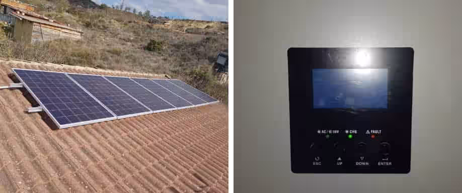 Instalación solar fotovoltaica Vitoria