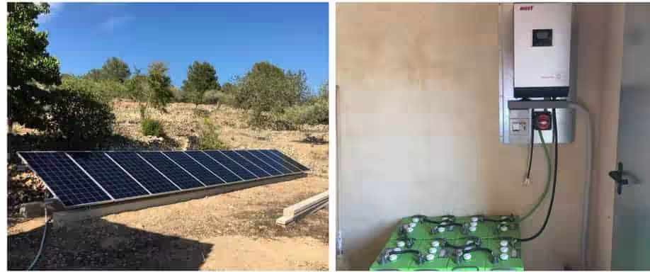 Instalación Kit Vivienda Unifamiliar 19200Wh/día en Tarragona