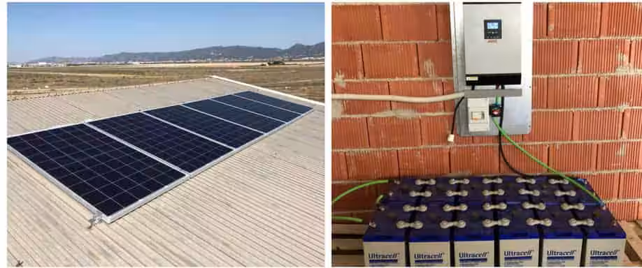 Instalación Kit Solar personalizado Murcia con baterías Ultracell