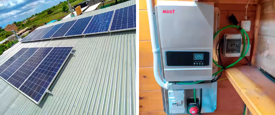 Instalación solar con inversor Must Solar en Castellón