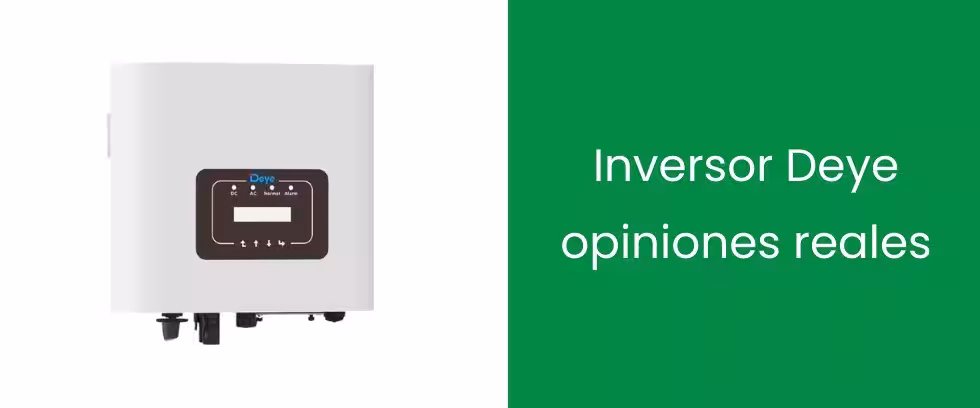 Inversor Deye opiniones