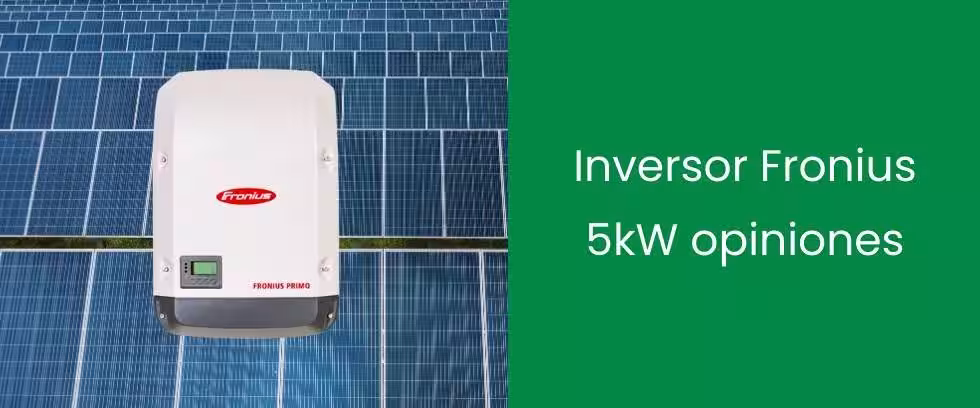 Inversor Fronius 5kW opiniones