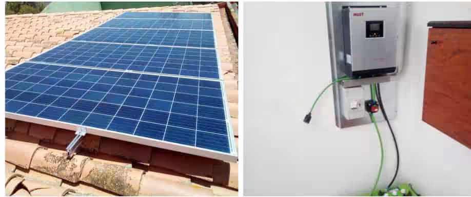 Instalación Kit Fotovoltaico Casa Campo 8000Wh/día en Valencia