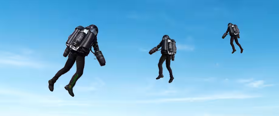 Científico español inventa una mochila propulsora con paneles solares