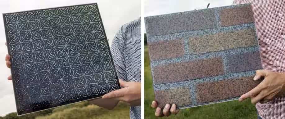 Paneles fotovoltaicos que imitan cualquiera superficie