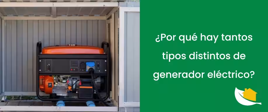 ¿Por qué hay tantos tipos distintos de generador eléctrico?