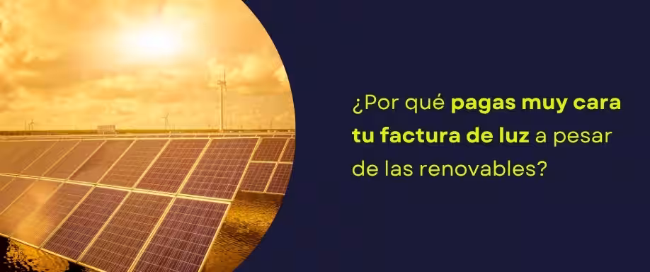 ¿Por qué pagas muy cara tu factura de luz a pesar de las renovables? ¿Por qué pagas muy cara tu factura de luz a pesar de las renovables?