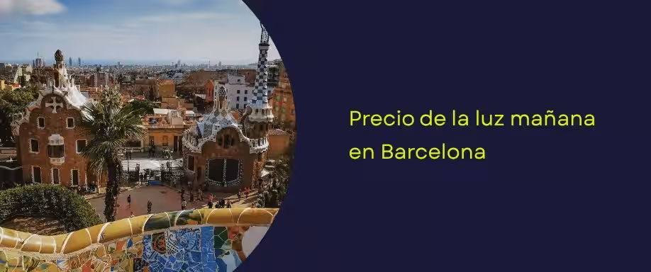 Precio luz mañana por horas: Barcelona Precio luz mañana por horas: Barcelona