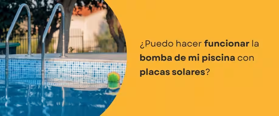 ¿Puedo hacer funcionar la bomba de mi piscina con placas solares?