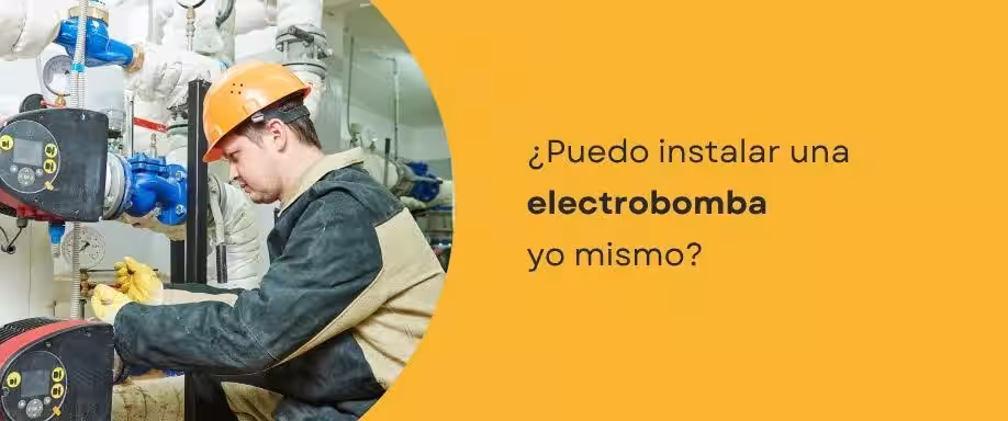 ¿Puedo instalar una electrobomba yo mismo?
