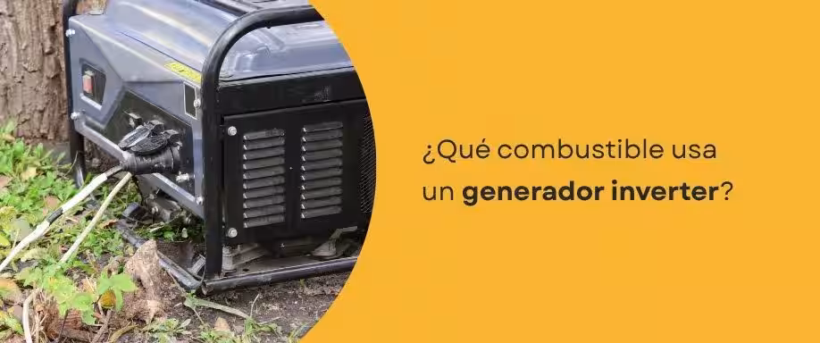 ¿Qué combustible usa un generador inverter?