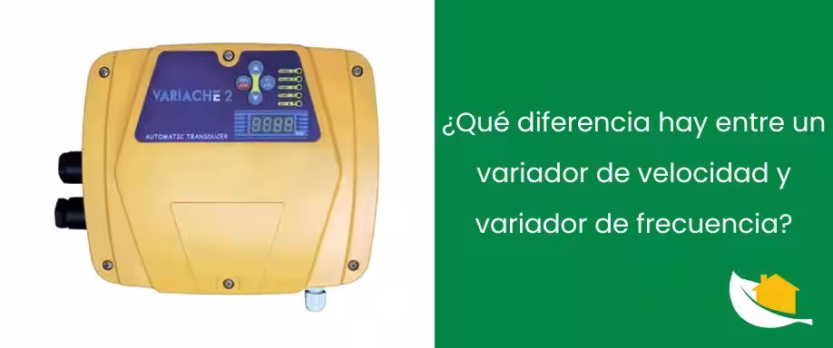 ¿Qué diferencia hay entre un variador de velocidad y variador de frecuencia?