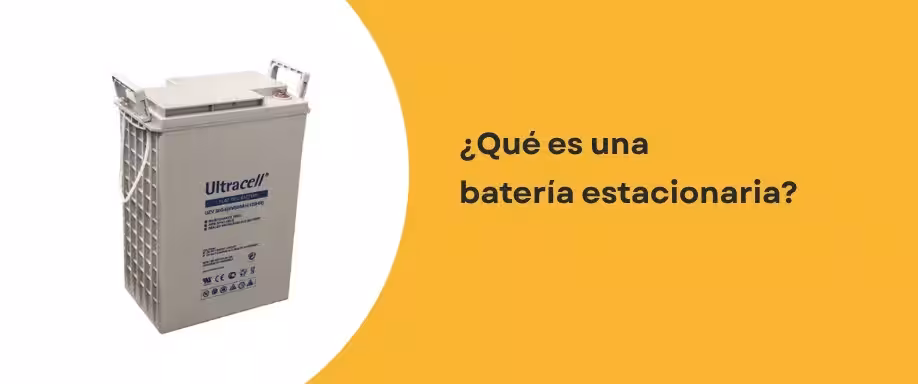 ¿Qué es una batería estacionaria?