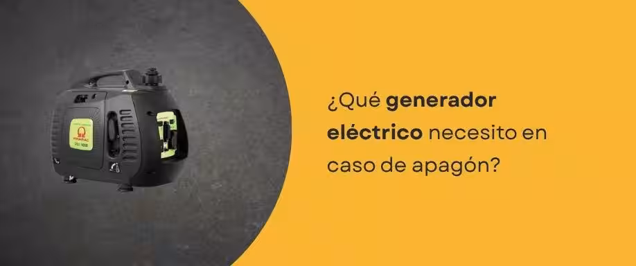 ¿Qué generador eléctrico necesito en caso de apagón?