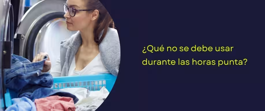 ¿Qué no se debe usar durante las horas punta? ¿Qué no se debe usar durante las horas punta?