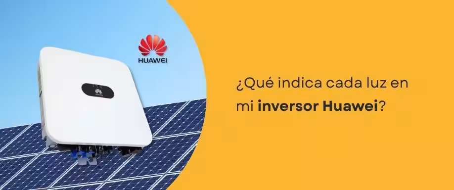 ¿Qué indica cada luz en mi inversor Huawei?