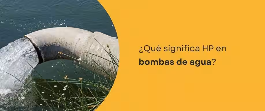 ¿Qué significa HP en bombas de agua?