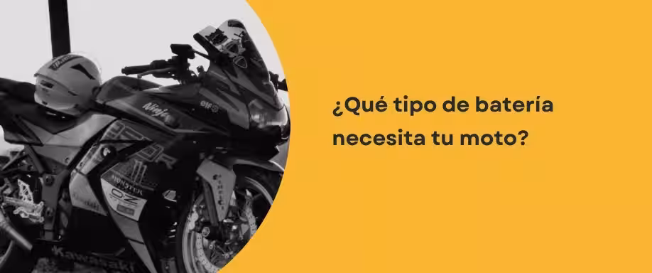 ¿Qué tipo de batería necesita tu moto?
