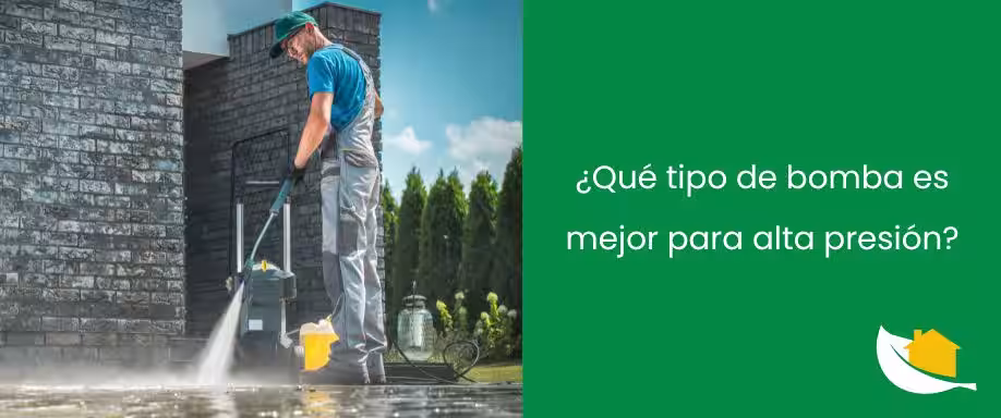 ¿Qué tipo de bomba es mejor para alta presión?